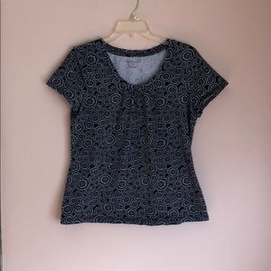 Croft & Barrow Floral Print Tee